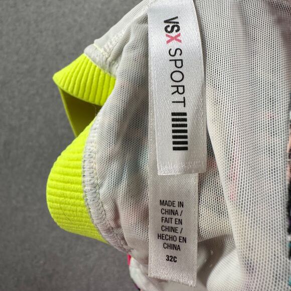 Victoria's Secret VSX Sport Racerback Sports Bra Size 32C Colorful Pullover - Picture 4 of 5